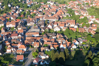 Lembach dans le département Bas Rhin, France hors des airs