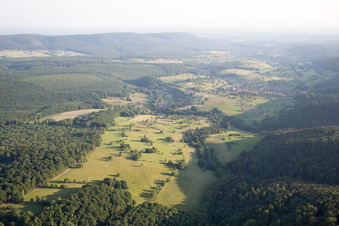 Enregistrement par drone de Wingen dans le département Bas Rhin, France