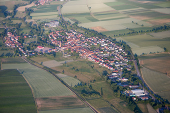 Quartier Kapellen in Kapellen-Drusweiler dans le département Rhénanie-Palatinat, Allemagne vue du ciel