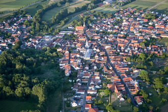 Photographie aérienne de Quartier Ingenheim in Billigheim-Ingenheim dans le département Rhénanie-Palatinat, Allemagne