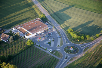 Quartier Appenhofen in Billigheim-Ingenheim dans le département Rhénanie-Palatinat, Allemagne vue d'en haut