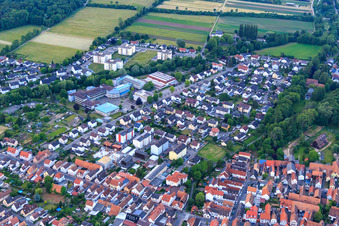 Vue aérienne de Anneau Sud à Herxheim bei Landau dans le département Rhénanie-Palatinat, Allemagne