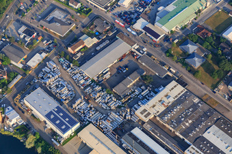 Vue aérienne de Réservoir et appareil Barth GmbH à Forst dans le département Bade-Wurtemberg, Allemagne