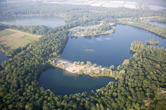 Photographie aérienne de Zone de loisirs locale à Lingenfeld dans le département Rhénanie-Palatinat, Allemagne