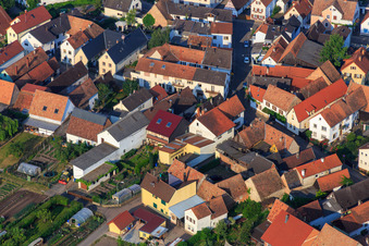 Photographie aérienne de Mühlgasse à Zeiskam dans le département Rhénanie-Palatinat, Allemagne