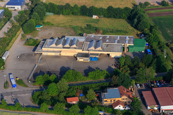 Photographie aérienne de Pierres naturelles et transport Kohler à Zeiskam dans le département Rhénanie-Palatinat, Allemagne