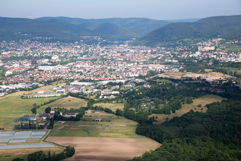 Vue aérienne de Neustadt an der Weinstraße dans le département Rhénanie-Palatinat, Allemagne