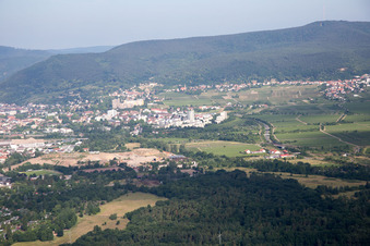 Vue aérienne de Neustadt an der Weinstraße dans le département Rhénanie-Palatinat, Allemagne