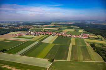 Photographie aérienne de Quartier Hayna in Herxheim bei Landau dans le département Rhénanie-Palatinat, Allemagne