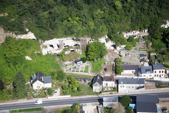 Saint-Rimay dans le département Loir et Cher, France hors des airs
