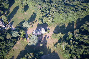 Vue oblique de Orchaise, Château du Guérinet à Valencisse dans le département Loir et Cher, France
