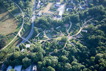 Chaumont-sur-Loire dans le département Loir et Cher, France d'en haut