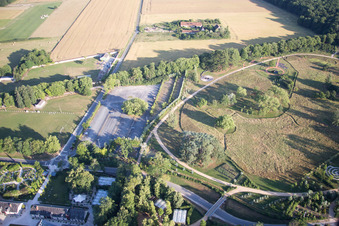 Chaumont-sur-Loire dans le département Loir et Cher, France vue du ciel
