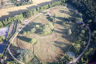 Enregistrement par drone de Chaumont-sur-Loire dans le département Loir et Cher, France