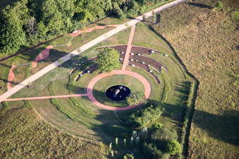 Chaumont-sur-Loire dans le département Loir et Cher, France du point de vue du drone