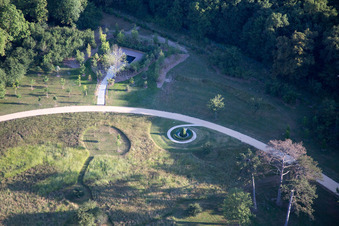 Chaumont-sur-Loire dans le département Loir et Cher, France d'un drone
