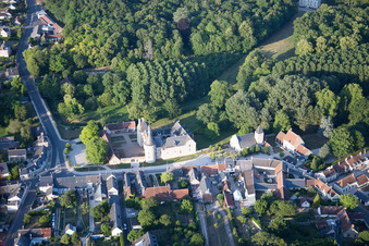 Fougères-sur-Bièvre dans le département Loir et Cher, France d'en haut