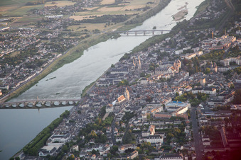 Vue aérienne de Blois dans le département Loir et Cher, France