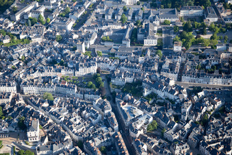 Photographie aérienne de Blois dans le département Loir et Cher, France