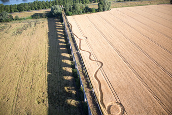 Vue d'oiseau de Viaduc près de Vineuil/Loire à Vineuil dans le département Loir et Cher, France