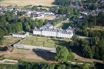 Menars dans le département Loir et Cher, France d'en haut