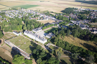 Menars dans le département Loir et Cher, France hors des airs
