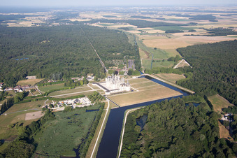 Chambord dans le département Loir et Cher, France d'un drone