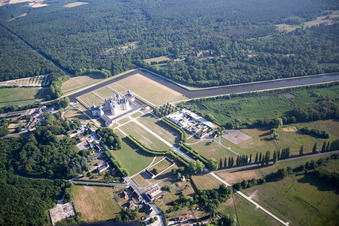Chambord dans le département Loir et Cher, France hors des airs