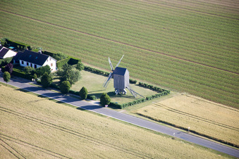 Photographie aérienne de Talcy dans le département Loir et Cher, France