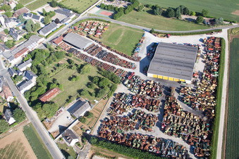 Talcy dans le département Loir et Cher, France depuis l'avion