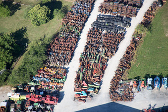 Image drone de Talcy dans le département Loir et Cher, France