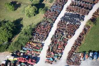 Talcy dans le département Loir et Cher, France du point de vue du drone