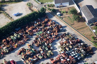 Talcy dans le département Loir et Cher, France d'un drone