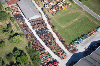 Talcy dans le département Loir et Cher, France d'un drone