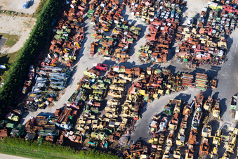Vue aérienne de Talcy dans le département Loir et Cher, France