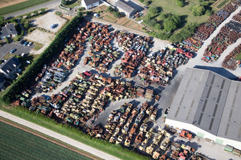 Vue oblique de Talcy dans le département Loir et Cher, France
