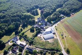 Landes-le-Gaulois dans le département Loir et Cher, France hors des airs