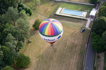 Nazelles-Négron dans le département Indre et Loire, France vue du ciel