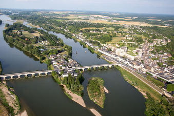 Photographie aérienne de Quartier Nord-Nord Est in Amboise dans le département Indre et Loire, France