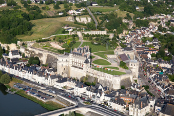 Quartier Nord-Nord Est in Amboise dans le département Indre et Loire, France hors des airs