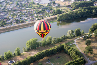 Amboise dans le département Indre et Loire, France d'en haut