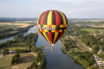 Amboise dans le département Indre et Loire, France hors des airs