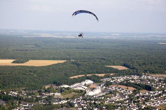 Enregistrement par drone de Amboise dans le département Indre et Loire, France