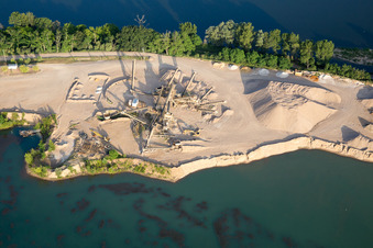 Photographie aérienne de Chouzy-sur-Cisse dans le département Loir et Cher, France