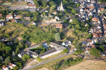 Photographie aérienne de Candé-sur-Beuvron dans le département Loir et Cher, France