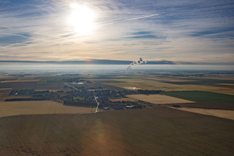 Photographie aérienne de Mulsans dans le département Loir et Cher, France