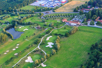 Terrain de golf Landgut Dreihof - GOLF absolu à le quartier Dreihof in Essingen dans le département Rhénanie-Palatinat, Allemagne hors des airs