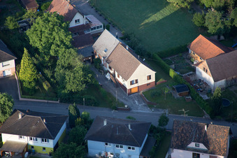 Image drone de Scheibenhard dans le département Bas Rhin, France