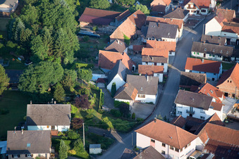 Scheibenhard dans le département Bas Rhin, France vue d'en haut