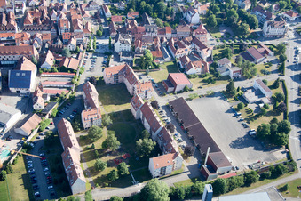 Photographie aérienne de Wissembourg dans le département Bas Rhin, France